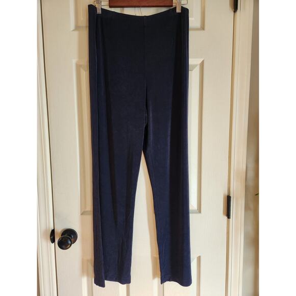 Chico's Travelers Black Pull On Pants Slinky Size 2 (US Large 12) - Picture 1 of 8